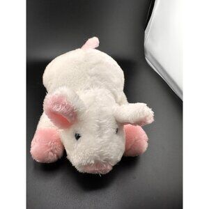 Plush White Pink Pig Mouse American Wego 1968 1960s RARE 8” Stuffed Animal READ